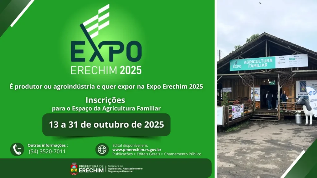 Agricultores familiares na Expo Erechim 2025