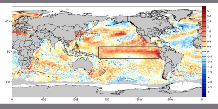 El Niño em alta: Pacífico registra 2ª maior temperatura da história
