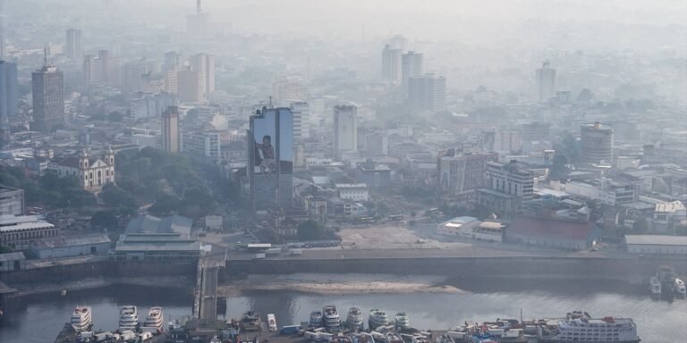Qualidade do ar melhora em Manaus, mas aulas seguem suspensas